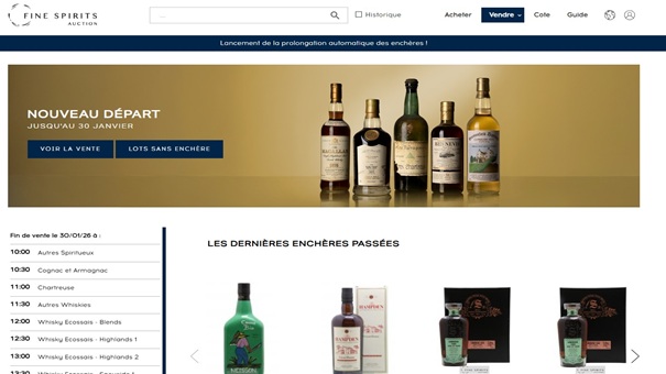 Nouveauté : lancement de la prolongation automatique des enchères